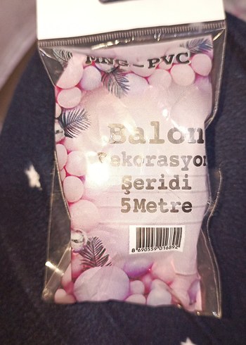 Pembe Pastel Balon Dekorasyon Seridi 5m