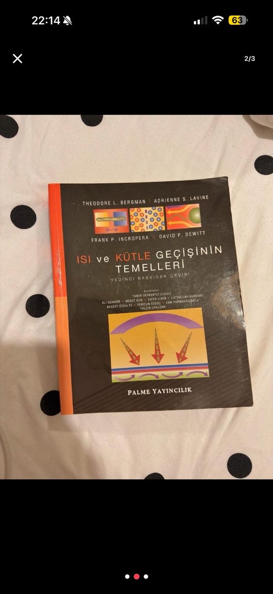 Isı ve Kütle Geçişinin Temelleri Kitabı - Görsel 2