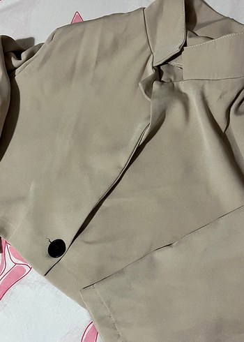 ipekyol Bej Klasik Crop Blazer