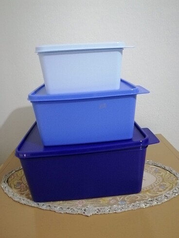 Tupperware 3lü set sıfır