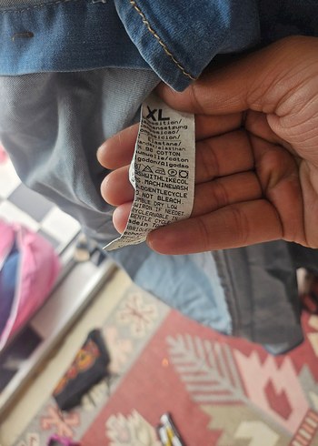 2K Dugmeli Baskili Kadin Midi Jean
