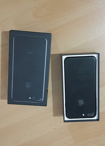 Iphone 7 plus model telefon 128gb hafızası var siyah renk bozuk 