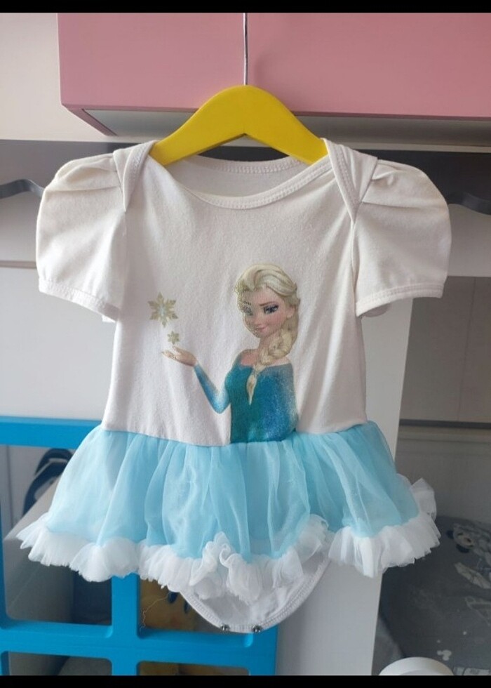 Elbise zıbınlı Elsa tutu - Görsel 2