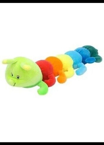 Peluş tırtıl 60 cm uyku arkadasi
