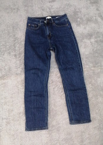 H&M Koyu Mavi Denim Jean