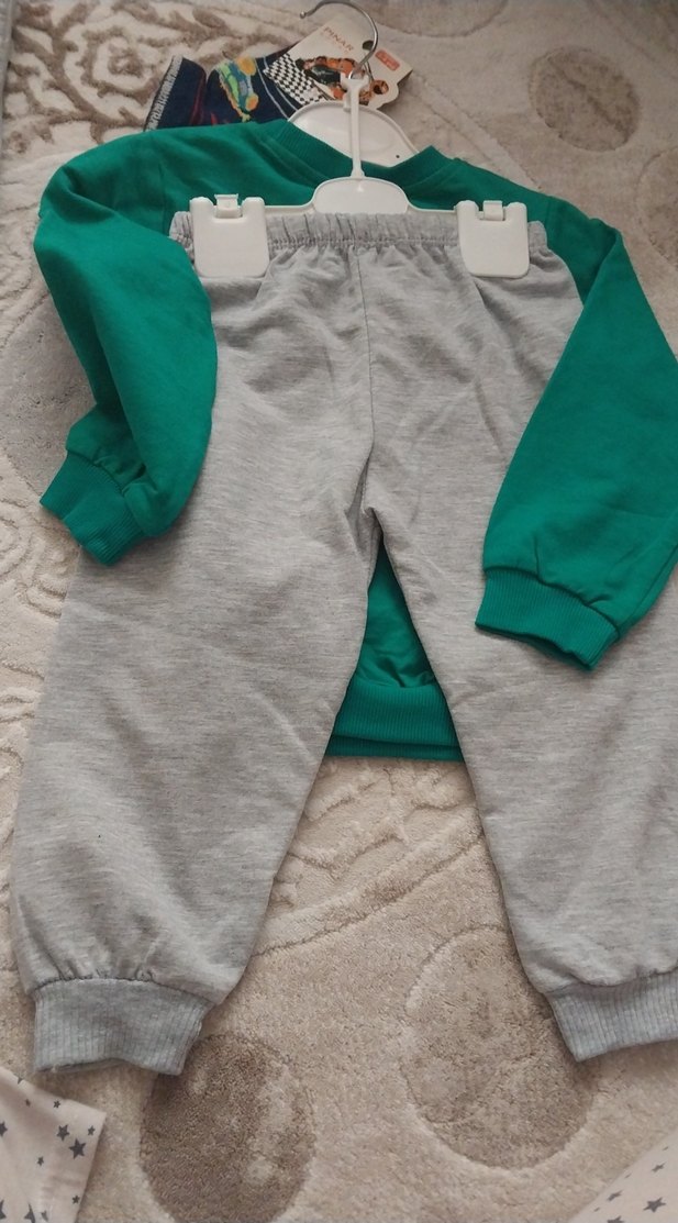 Çocuk Yeşil Pokémon Baskılı Sweatshirt - Görsel 4