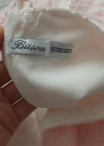 Dantel Detaylı Pembe Kız Çocuk Elbise - Görsel 3