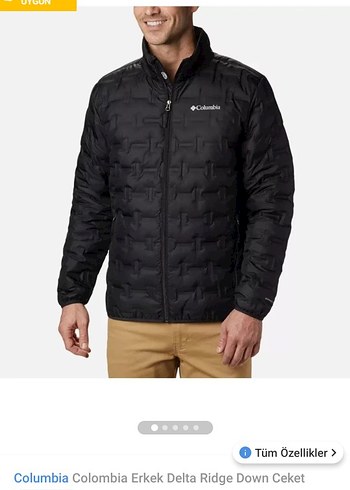 Columbia Erkek Delta Ridge Siyah Sisme Ceket