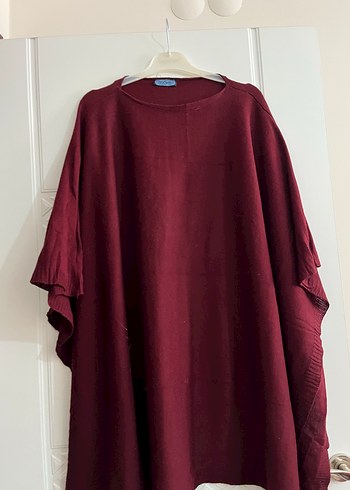 Bordo Salaş Keten Tunik - Görsel 2