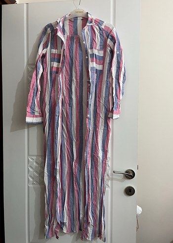 Bohem Çok Renkli Bağlama gömlek - Görsel 2