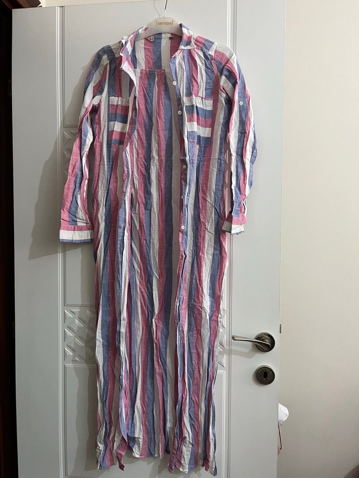 Bohem Çok Renkli Bağlama gömlek - Görsel 2