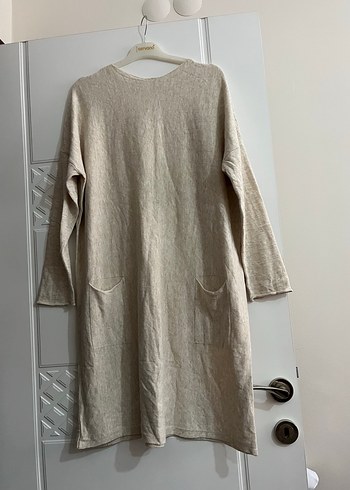 Bej Kadın Uzun Kollu tunık - Görsel 3