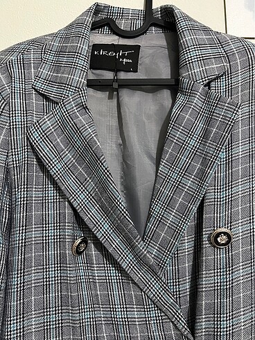 l Beden mavi Renk Blazer ceket