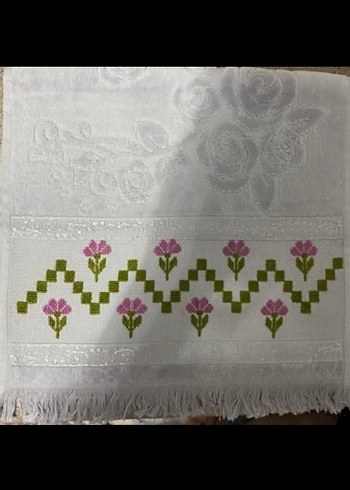 Beden Etamin Mavi Mutfak Havlusu