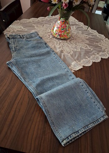 Koton Mavi Tasli Denim Jean