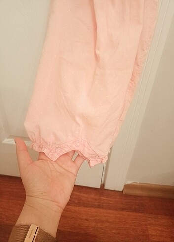 18-24 Ay Beden pembe Renk H&M az kullanılmış romper