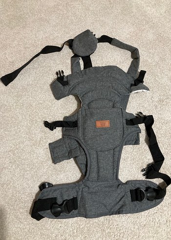 Baby Plus Class Bel Destekli Gri Bebek Taşıyıcı Kanguru - Görsel 2