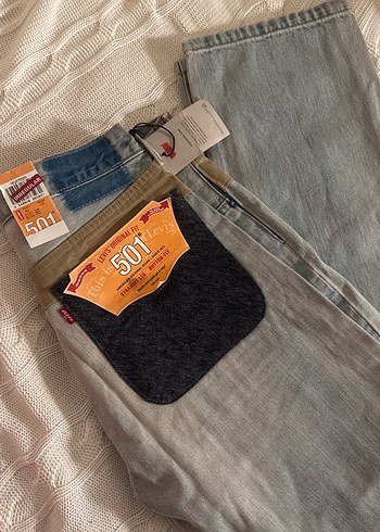 Levis Levi S 501 Gri Denim Erkek Veya Kadin Jean Pantolon