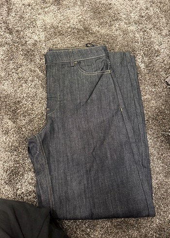 Zara Koyu Gri Denim Jean