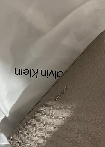 Calvin Klein Canta Bej Orijinal