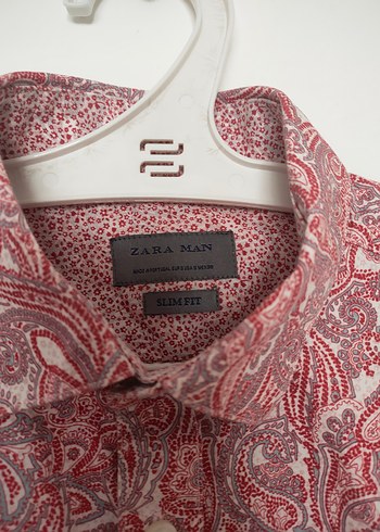 l Beden bordo Renk Orijinal Zara erkek gömlek