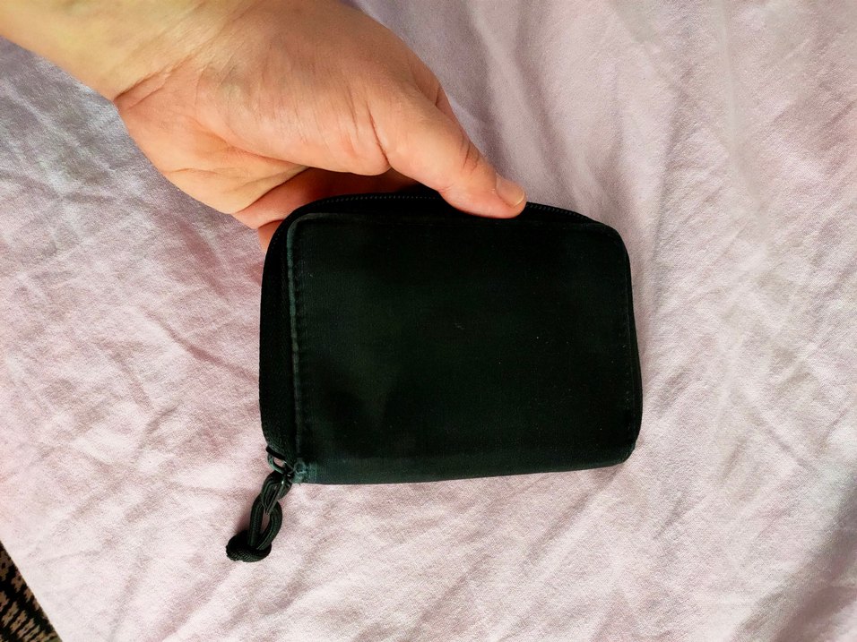 Fermuarlı pull bear kumaş cüzdan - Görsel 4