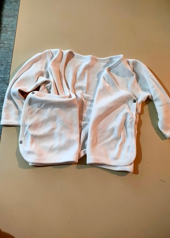 Beyaz Bebek pijama üstü - Görsel 2