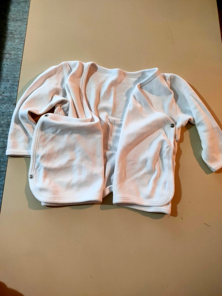 Beyaz Bebek pijama üstü - Görsel 2