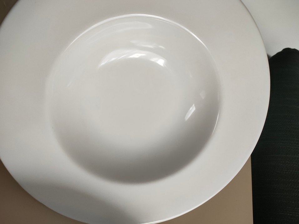 Beyaz Yuvarlak Makarna tabaklari - Görsel 3