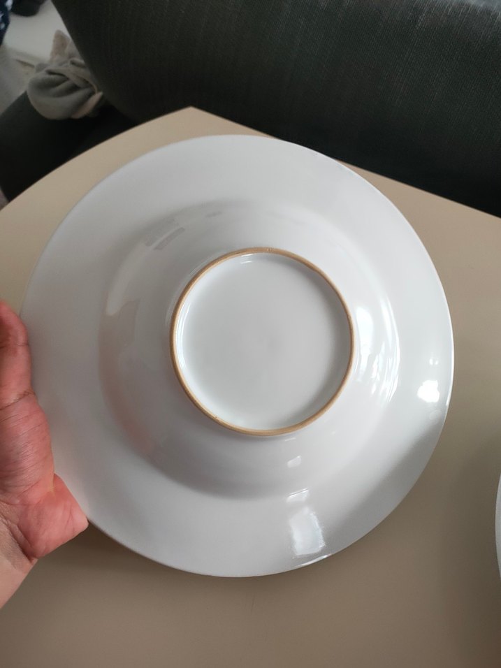 Beyaz Yuvarlak Makarna tabaklari - Görsel 5