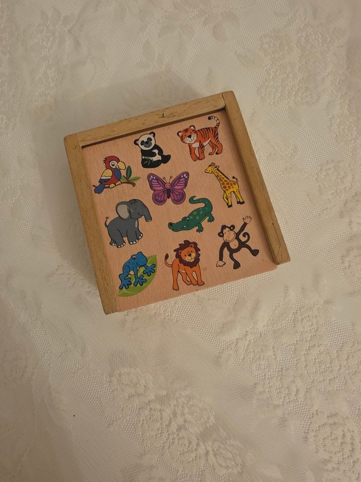 Çocuklar için Hayvan Figürlü Ahşap eşleştirme - Görsel 3