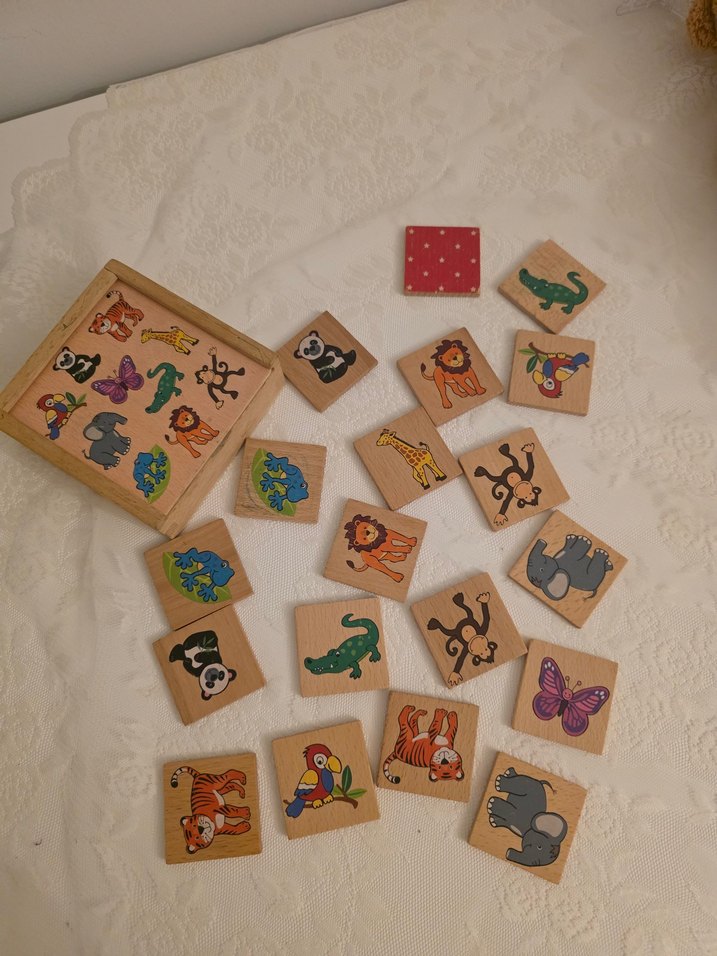 Çocuklar için Hayvan Figürlü Ahşap eşleştirme - Görsel 2