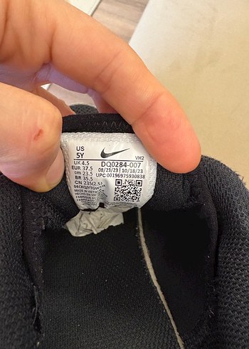 37 Beden gri Renk Nike airmax Gri Spor ayakkabı
