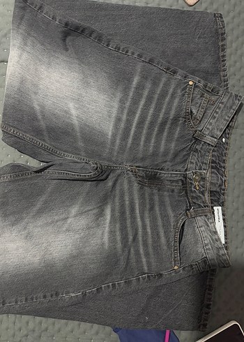 Bershka Koyu Gri Jean