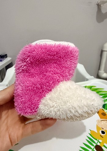 Kızlar için Renkli Peluş Ev Terliği - Görsel 2