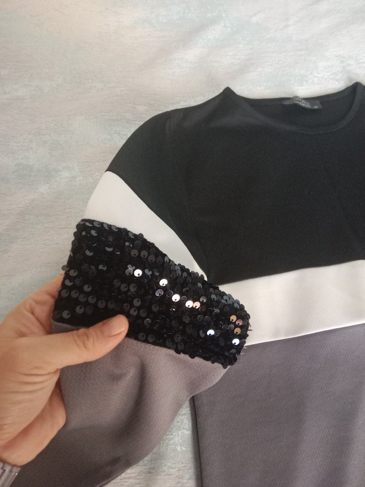 Gri Kadın Uzun Kollu Eşofman Takımı - Görsel 4