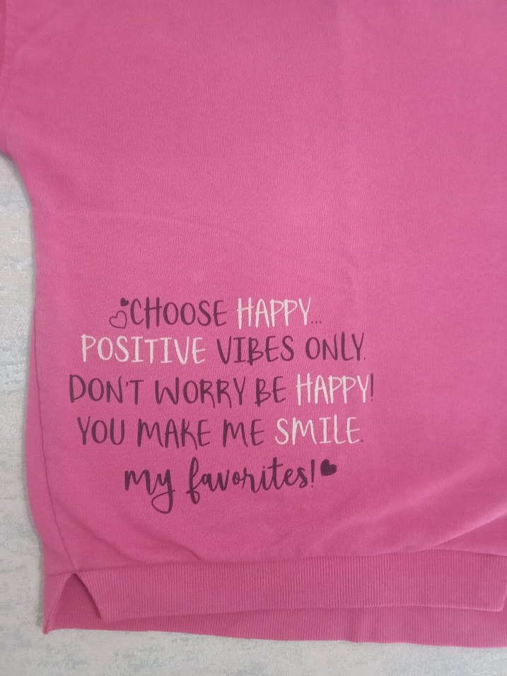 Pembe Kız Sweatshirt - Görsel 2