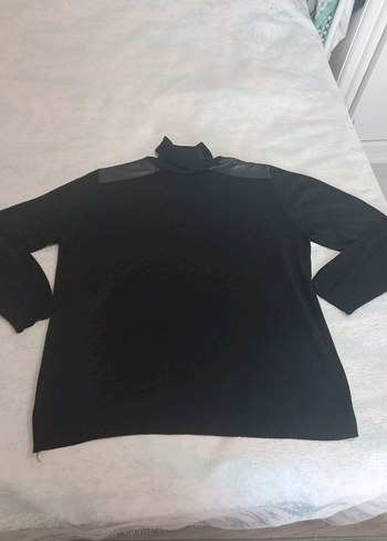 Siyah Boğazlı erkek Kazak - Görsel 7