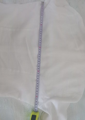 Beyaz pamuk Kadın Gömlek - Görsel 8