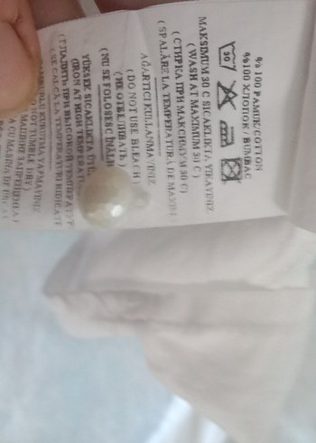 Beyaz pamuk Kadın Gömlek - Görsel 10