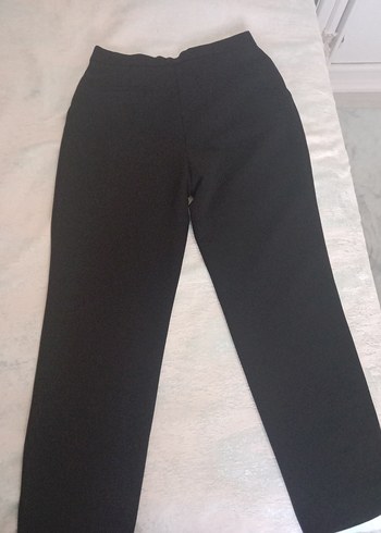 Mango Siyah kumaş pantolon