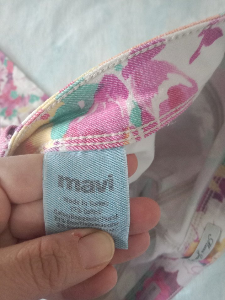 Pembe Bohem Mavi marka Kadın Pantolon - Görsel 5