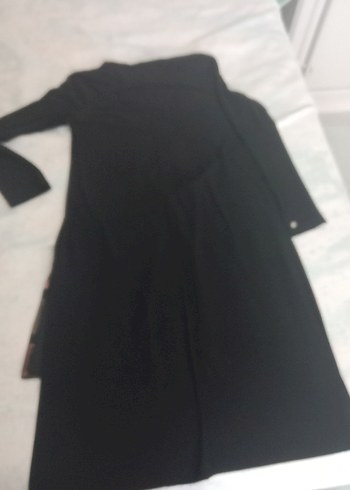 Siyah Salaş Kumaş Kadın Pantolon - Görsel 6