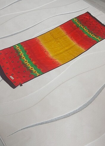 Arancia yüzde yüz ipek şal - Görsel 5