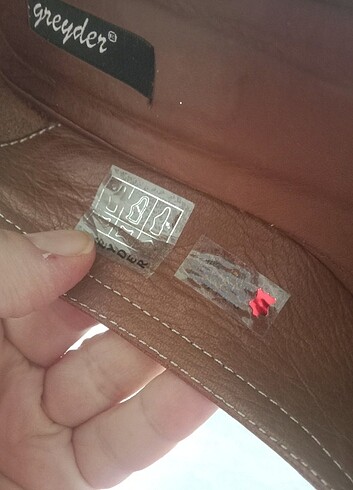 Greyder deri yazlık dolgu topuk ayakkabı - Görsel 7