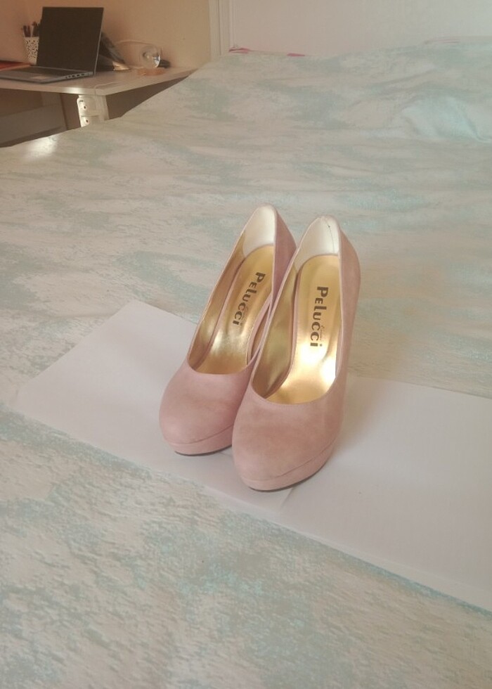 Pembe ayakkabı çanta takım - Görsel 5