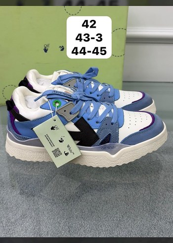 Off-White Mavi Bagcikli Erkek Spor Ayakkabi