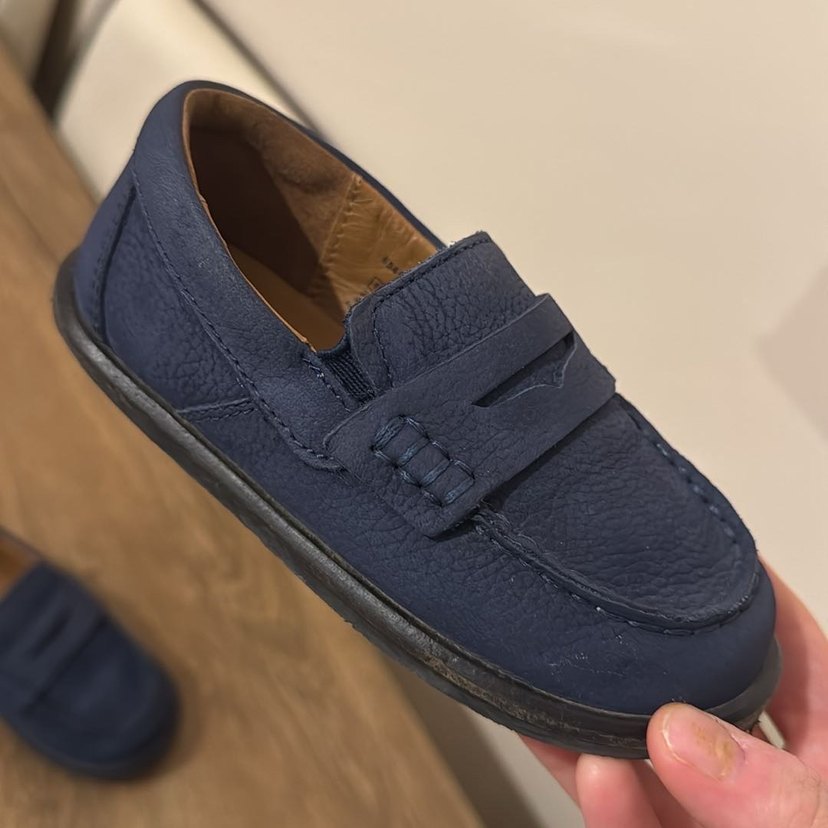 Koyu Mavi Erkek Çocuk Tokalı Ayakkabı - Görsel 3