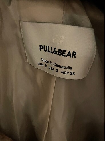 Pull and Bear Kareli polar kaban