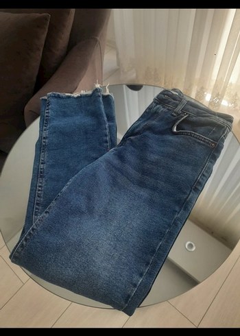 4moms Kadin Mavi Denim Midi Boy Rahat Kesim Kot